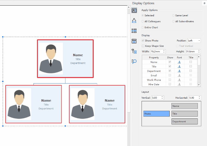 edit employee shapes