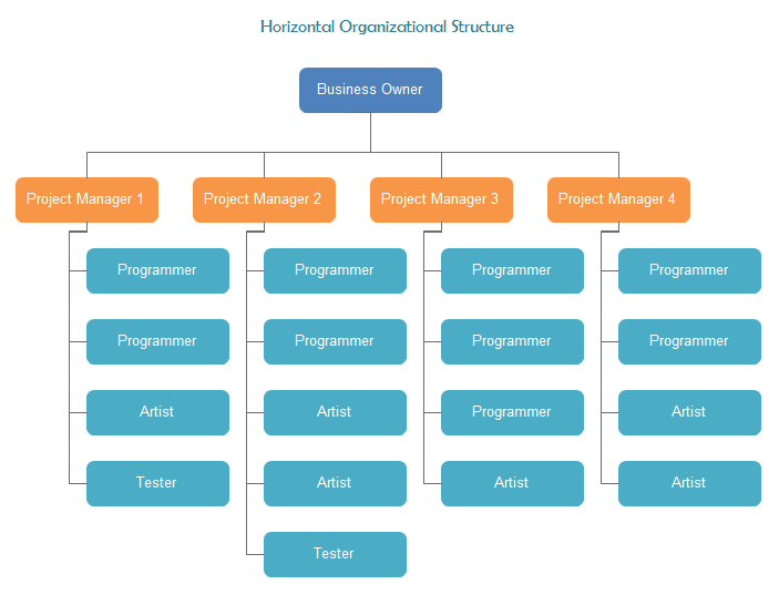 Horizontal Organizational Structure