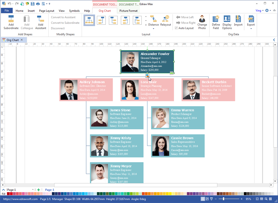 Organizational Chart Design Online