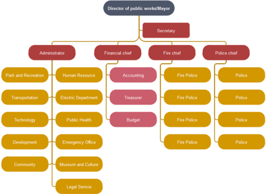 public service org chart